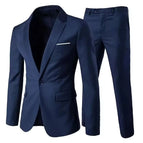 2Pcs-Navy / Asian L (EU XS)