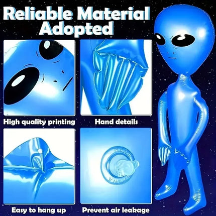 Inflatable Toys Simulating Aliens Creative PVC Summer Pool Water Party Supplies Novelty Halloween Party Cosplay Inflatable Toys