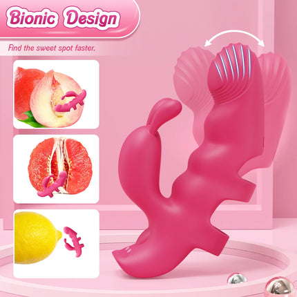 Finger Vibrator for Women Vagina Vibrator Rabbit Clitoris Nipples Stimulator Female Masturbator Interaction Sex Toy for Couples