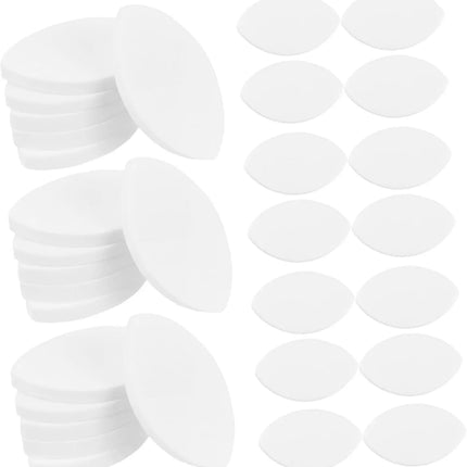 50Pcs Lash Practice Sponges - Realistic Eye-Shaped Mapping Tool for Beginner Eyelash Extension Training | Salon Styling Demo Pad