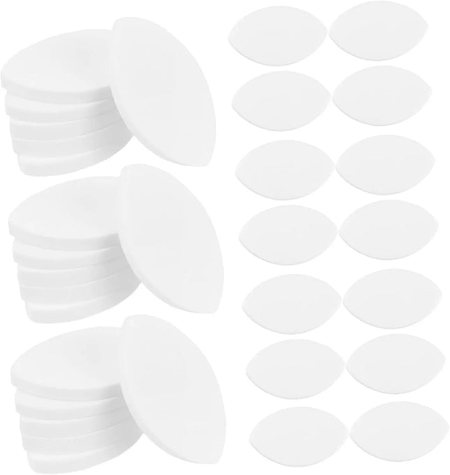 50Pcs Lash Practice Sponges - Realistic Eye-Shaped Mapping Tool for Beginner Eyelash Extension Training | Salon Styling Demo Pad