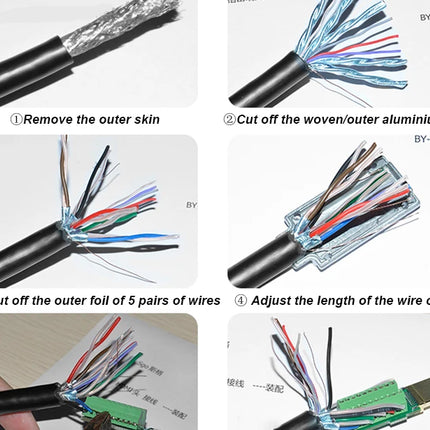 Solder-Free HDMI Male Connector Plug with Shell Kit - Easy DIY Upgrade for Repairing HDMI Cable Ends & Wires