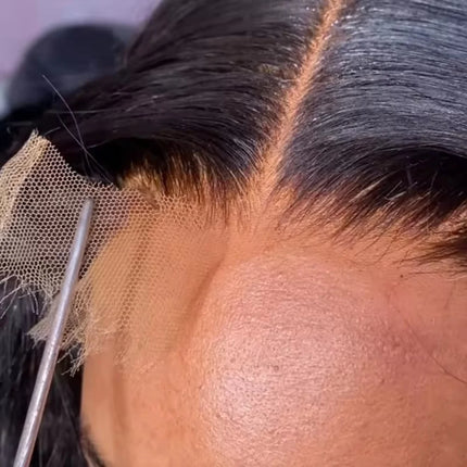 Peruvian Straight 13x4 Lace Frontal Natural Color Hair 100% Human Hair For Women Pre Plucked Bleached Knots 4x4 Lace Closure
