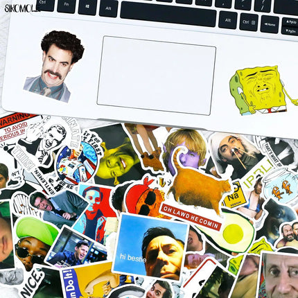10/30/50pcs Classic Cartoon Meme Stickers Joke Funny DIY Fridge Guitar Laptop Motorcycle Skateboard Graffiti Decals Sticker Toys