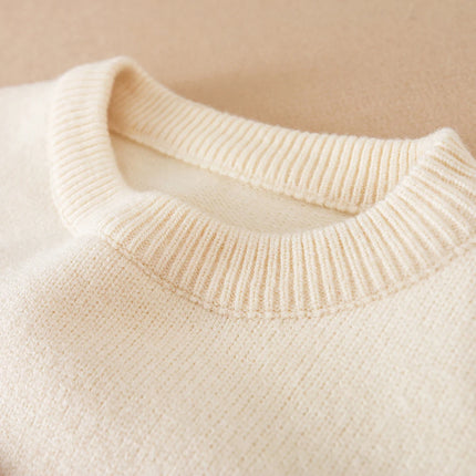 Girls' Sweater Autumn Winter Knit Clothing Baby Pullover Kids' Cartoon Cute Warm Sweater Clothing