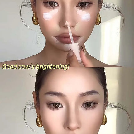Liquid Brighten Concealer Stick Face Shadow Matte Powder Highlight Contour 3D Nose Shadow Cover Spots Dark Circles Makeup