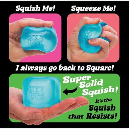 Needoh Nice Cube Sensory Stress Reliever Multiple Styles Fidget Tool for Anxiety & Focus Desk Sensory Cube for Adults Kids