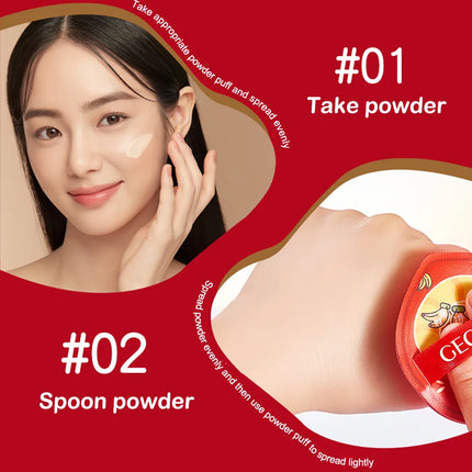 GECOMO Snake Year Soft Skin-friendly Marshmallow Powder Puff Fits Perfectly and Holds Makeup Sponge Air Cushion