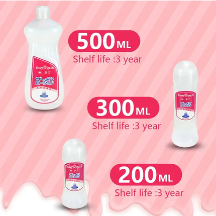 500ML Emulsion Lubricant Anal Lubricant Easy to clean, colorless and odorless, safe and healthy gay vaginal adult products