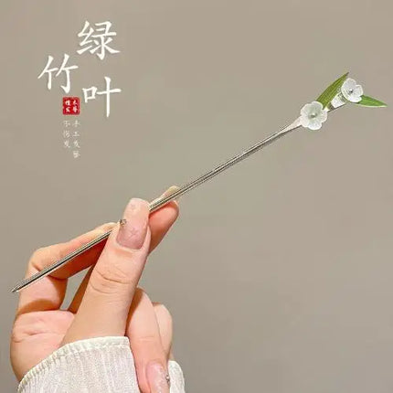 Chinese Style Hair Stick Glowing Lotus Lantern Hairpin Women Ancient Style Palace Lantern Hair Stick Flower Tassel Hair Insert