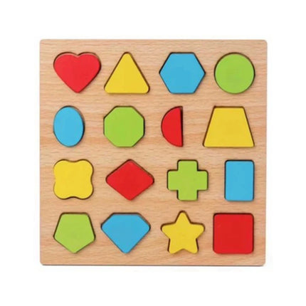 Baby Montessori Puzzles Wooden Toys for Children 1 2 3 Years Educational Learning Kids Games Child Birthday Gifts