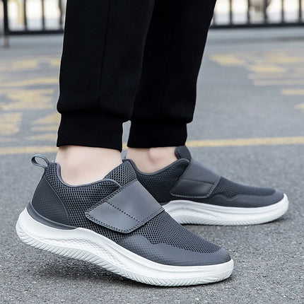 Men's Orthopedic Wide Swollen Feet Walking Casual Shoes Thumb Eversion Adjusting Soft Comfortable Diabetic Men's Shoes Large Size