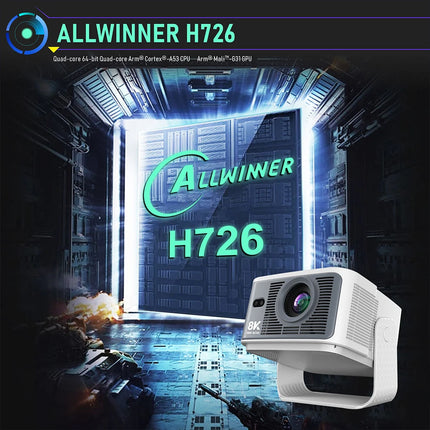 Velec 900 ANSI Projector Android 14 HY350 Max 1080P 8K Video Decoding Auto Focus Smart Portable Outdoor Home Theater Projector