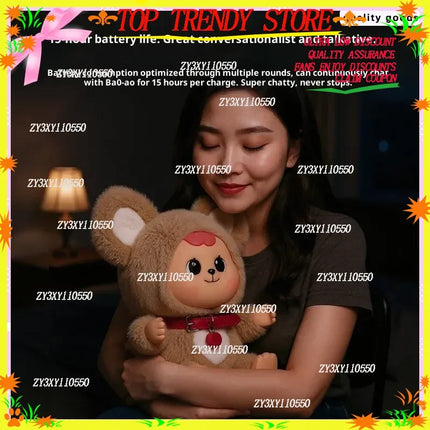 New Bao-Aoai Doll Educational Companion Chat Intelligent Soothing Emotional Dialogue Doll Toy Holiday Christmas Gift