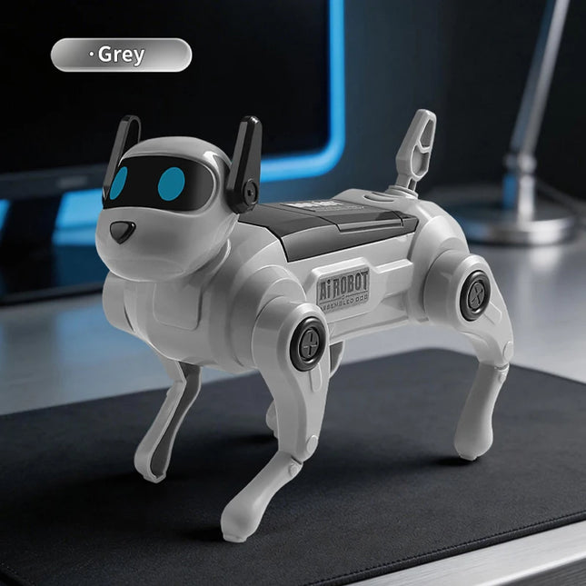 Kids' Electronic Toys AI Robot Smart Dog Talking Voice Controlled Children's Educational DIY Assembly Intelligent Fidgets Toys