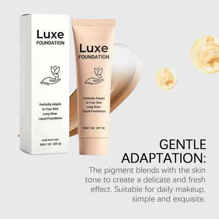 4in1 High Coverage Sunscreen Liquid Foundation 30ml Original Luxe Color Changing Foundation Women Deep Natural Skin Makeup Base