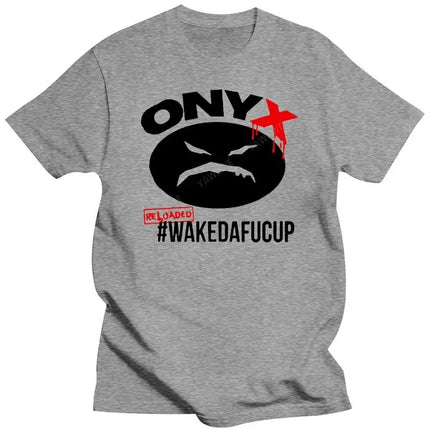 Mens brand Summer T shirts For Men ONYX WAKEDAFUCUP Rap Hip Hop Music White T-Shirt Size S M L XL 2XL 3XL Men T-Shirts Tops