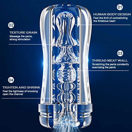 Male Masturbators Cup Vagina Vacuum Soft Pussy Endurance Silicone Exercise Masturbation Sex Toys Pocket Masturb Cup for Men