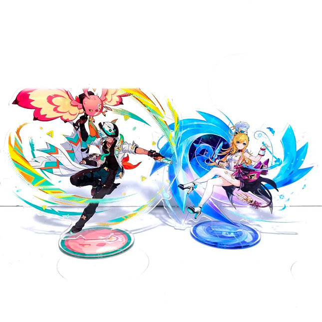 Anime Genshin Impact Figure VARKA ZIBAI Acrylic Stand Model Plate 1pc Desk Decor Standing Sign Game Fans Gift