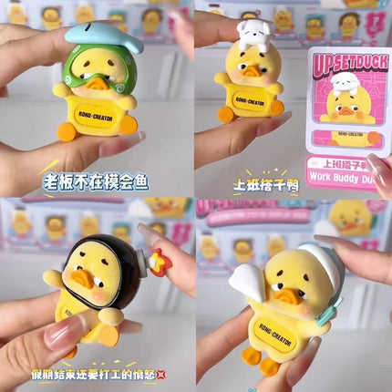 new Upset Duck hipper series Vinyl Blind Box Surprise Toy Mystery Box Anime Figure Doll Ornament Christmas birthday girl Gift