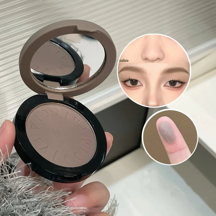 Faiccia Contouring Powder Palette Is Suitable for All Skin Tones, Adjustable Coverage, Matte Waterproof Eyeshadow, Nose Shadow, Multi-Purpose