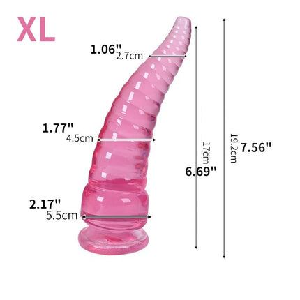 Octopus Tentacle Dildo Anal Plug Butt Dilator with Big Suction Cup Sex Toys for Women Men Anus Expander Prostate Massage