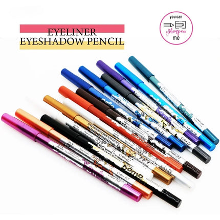 Quick-dry Eyeliner Pencil Colorful Long-lasting Eye Liner Pen Waterproof No Blooming Blue Pink Black Cosmetics Tools