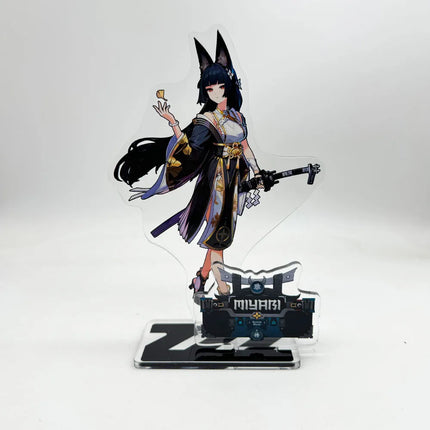 Game Zenless Zone Zero Ye Shun­guang Dialyn Hoshimi Miyabi Anime Acrylic Stand Model Plate Keychain Desk Decor Collection gift