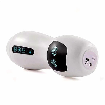 Silicone Automatic Male Masturbator Cup Provides Endurance Exercise Through Vibration Blowjob Functions As Penis Trainer Toy