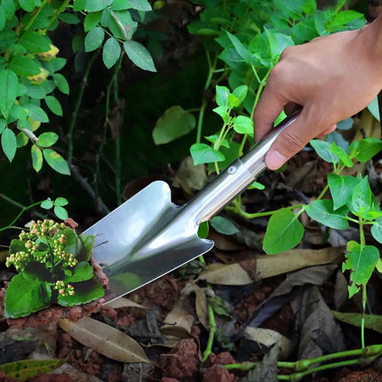 Stainless Steel Gardening Shovel Hand Trowel for Planting, Digging, Weeding, Rust-Resistant Garden Tool for Flowers & Vegetables