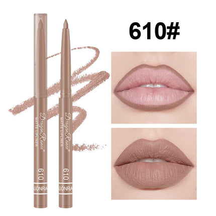 Lip Liner to Outline the Lip Shape, Novice-Friendly, Natural and Delicate, Pouty Lip Pencil, Waterproof, Matte, Nude Color Lip Liner