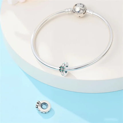 Original 925 Sterling Silver Charms Beads Cute Mushroom Unicorn Love Wings Pearl Charm for Bracelet Pendant Woman Girl Jewelry