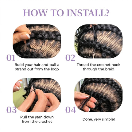 Chocolate Brown Burmese Curly Miracle Knots Crochet Human Hair For Braiding 100% Raw Human Hair Feathered Crochet Human Hair