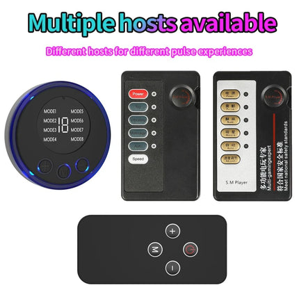 Electric Shock Conductive Fibers Penis Ring Cock Therapy Extender E-stim Massage BDSM Gay Sex Product Kit for Men Masturbation