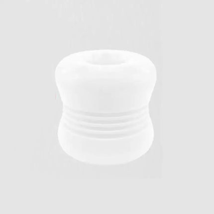 1Pcs Portable Male Silicone Pocket Stroker Cup Flexible Ribbed Outer Design Compact Reusable Personal Pleasure Toy For Travel