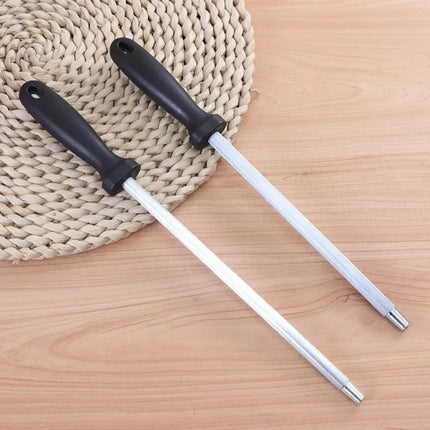 Diamond Sharpening Rod Tungsten Steel Carbon Steel  Kitchen Gadgets Slaughterhouse Butcher Ceramic Household Knife Sharpener