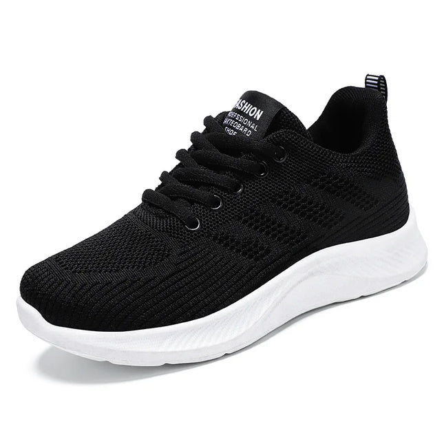 Litfun Women's Casual Sports Shoes Fashion Female Soft Bottom Sneakers Breathable Mesh Running Shoes Leisure Light Flats Shoes