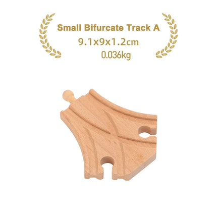 Kinds Of Wooden Track Accessories Beech Wood Railway Train Track Toys Fit for Biro All Brands Wooden Tracks Kids Education Toys