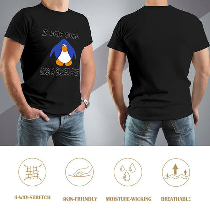 Club Penguin Swag T-Shirt graphic shirts custom shirt anime figures men's t-shirt tee shirts for men