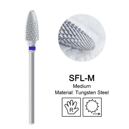 Nail Drill Bits Carbide Large Cone Electric Milling Cutter Gel Polish Remover Grinding Tools DIY Accessories Supplies