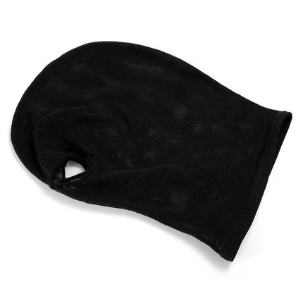 Gothic Lace Hood with Detachable Veil Sensory Control Mask for Women Weave Black Bondage Headwear SM Breathable Face Cover