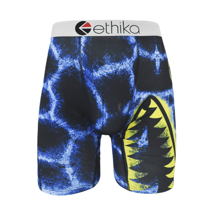 ETHIKA 1Pcs Men Underwear Boxers Breathable Mesh Crotch Man Underpants Plus Size L-3XL Mens Panties Printed Men's Boxers Briefs