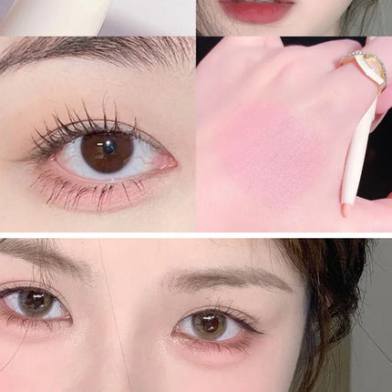 Glitter Pink Lying Silkworm Pen Color Natural Brightening Matte Eye Shadow Pencil Shimmer Glue Eyeliner Waterproof Korean Makeup