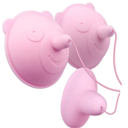 Women's New Momo Bear Rotating  Nipple Sucker Clitoral Breast Massager with Rotating Pink Tickling Pussy Teasing Masturbator 18+