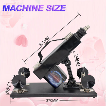FREDORCH Sex machines for woman Automatic Masturbation Pumping Gun 3XLR sex machines for adults With  Dildo sex toys sex machine