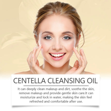 Cleansing Remover Oil Facial Makeup Remover Moisturizing Face Refresher Cleaning Centella Asiatica Extract Vitamin E Oil