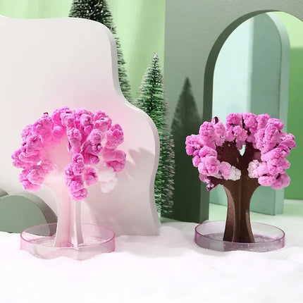 Large Purple Magic Crystal Tree Water Grow DIY Toy Magical Crystallization Growing Ornament Creative Science Craft Kids Holiday
