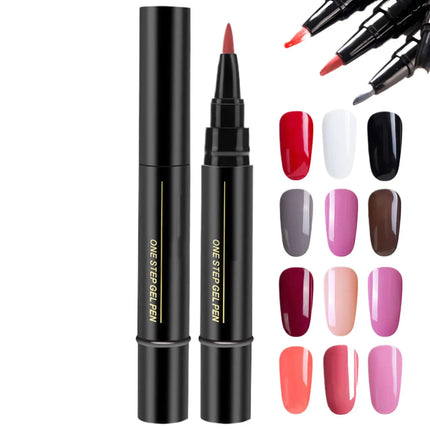 Nail Polish Pen colorful quick drying nails art painting pens fashion waterproof long-lasting Vibrant Nails supplies for woman