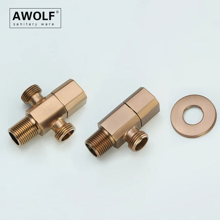 Handheld Toilet Bidet Sprayer Head Brushed Rose Gold Stainless Steel Bathroom Shattaf System Douche Kit AP2354