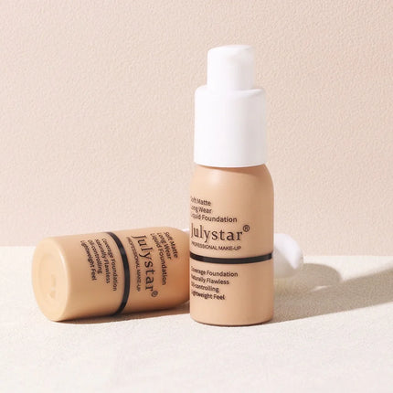 New Long Lasting Liquid Foundation Waterproof Oil Control Full Coverage Concealer Brighten Matte Moisturizing Primer Makeup Base